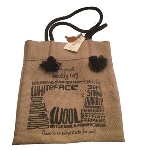 Twool Woolly Wool Tote  Bag Made In Briton